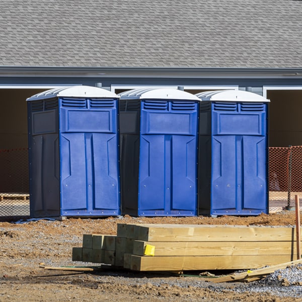 what is the cost difference between standard and deluxe porta potty rentals in Amherstdale WV